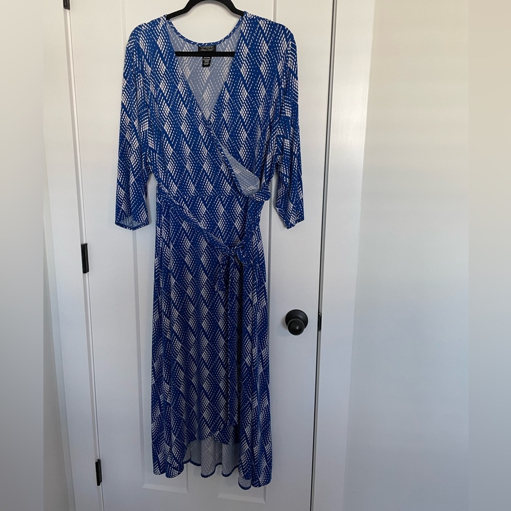 Faux Wrap Dress that has a lot of stretch